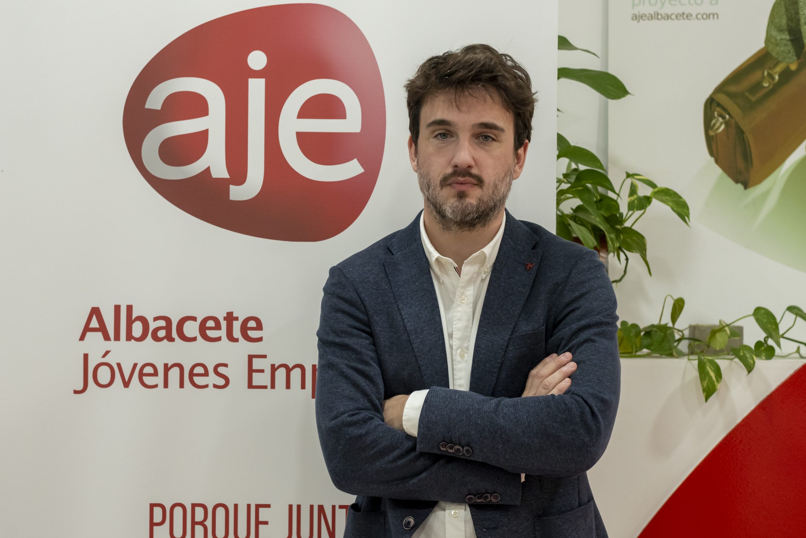 Alberto Gualda Martínez Presidente de la Asociación de Jóvenes Empresarios de Albacete, AJE